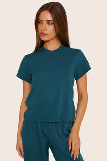 Classic Cotton Mid Tee | Agave