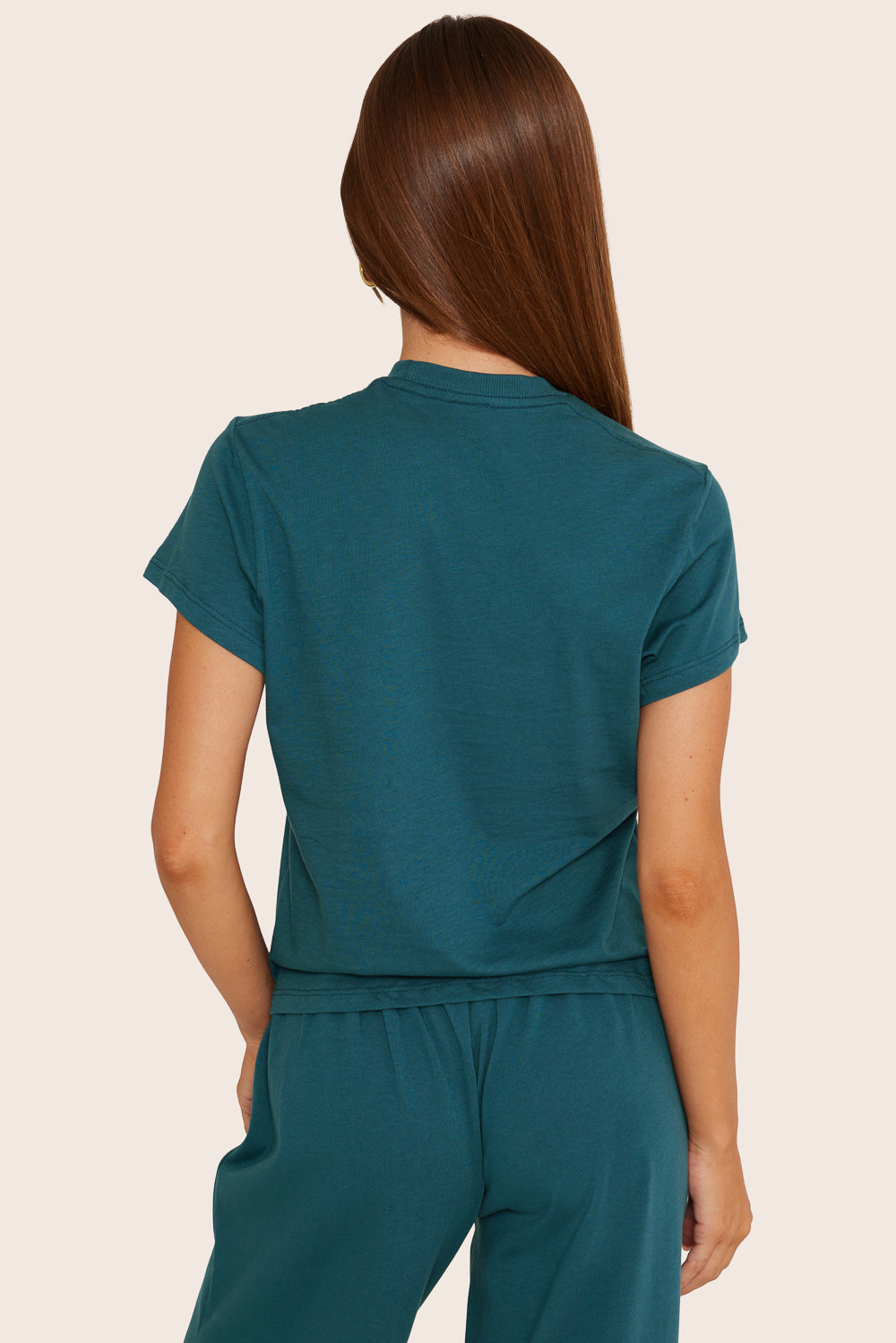 Classic Cotton Mid Tee | Agave