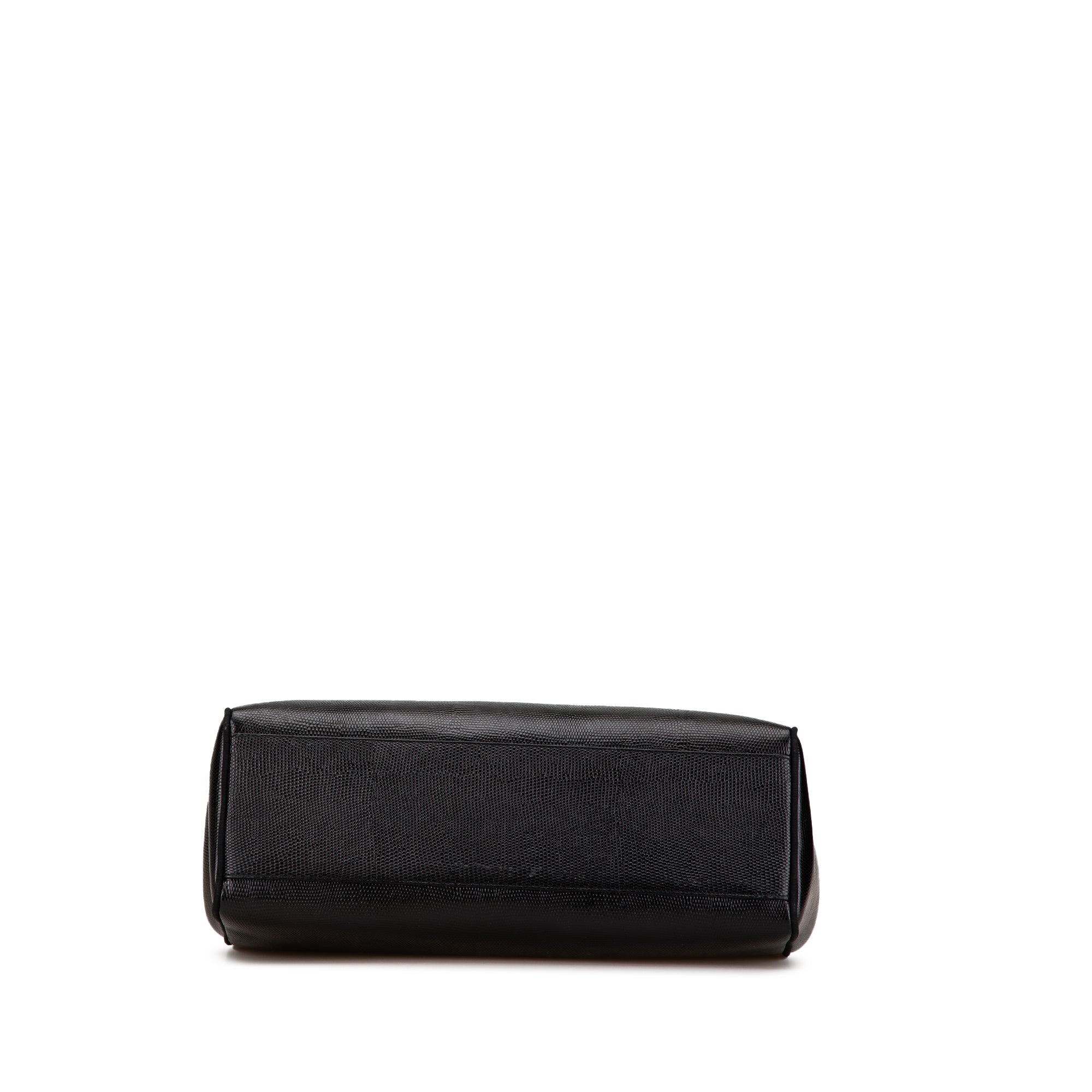 Ferragamo | Pre-Owned Vara Embossed Leather Tote | Black