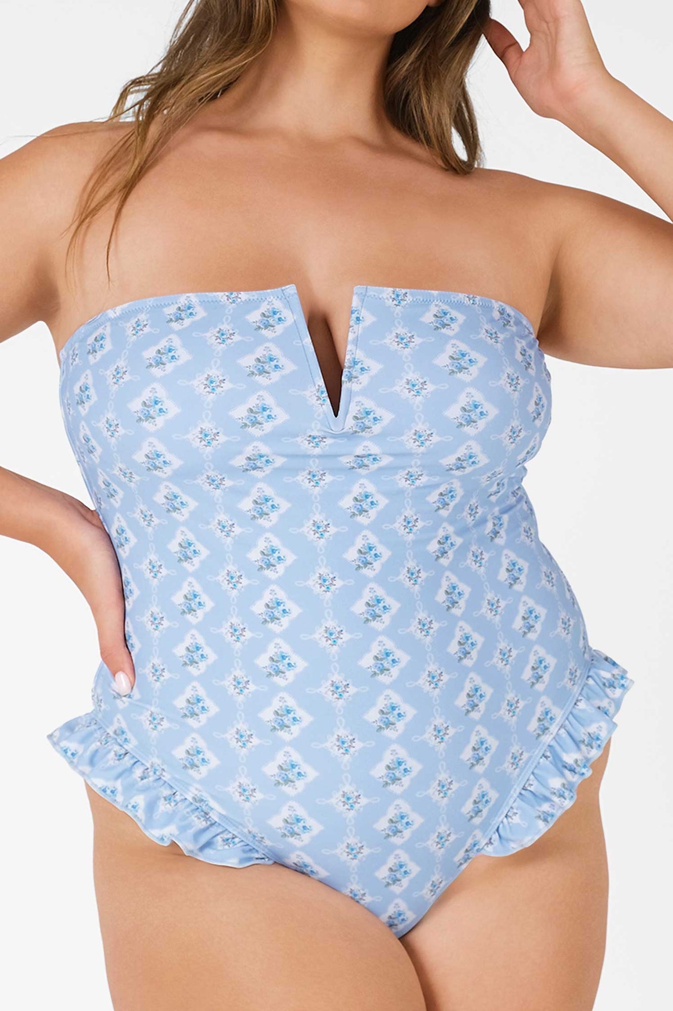 Women | Lily Ruffled One Piece | Hamptons