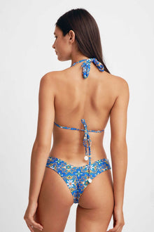 Women | Billie Halterneck Top | Blue Murano
