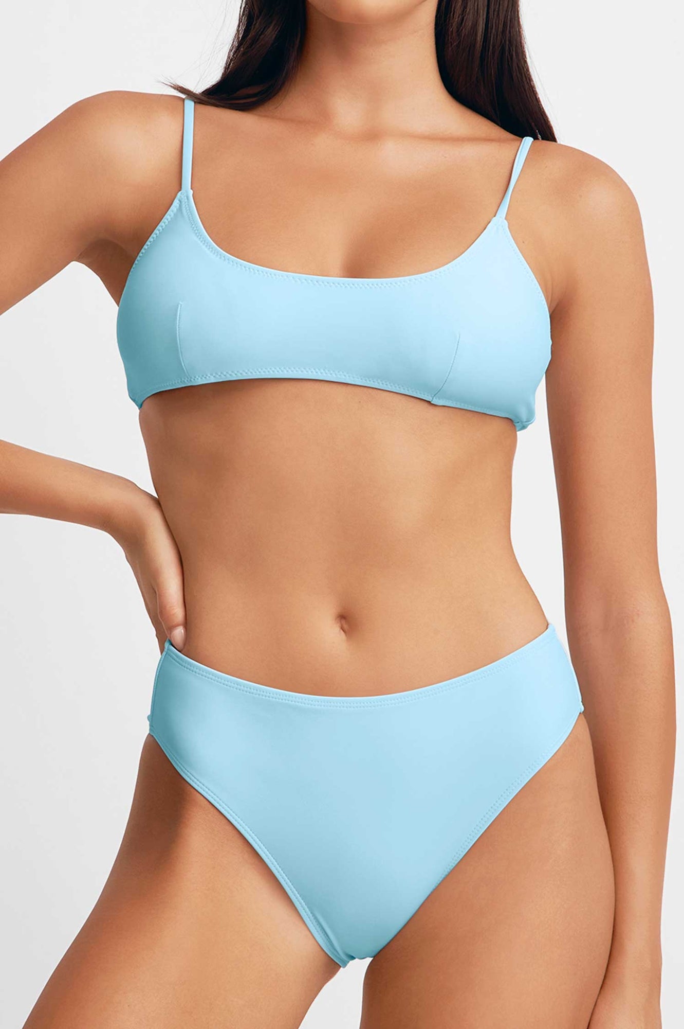 Women | High Waist Bottoms | Arctic Blue