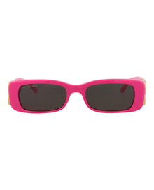 Balenciaga Square Acetate Sunglasses | Pink