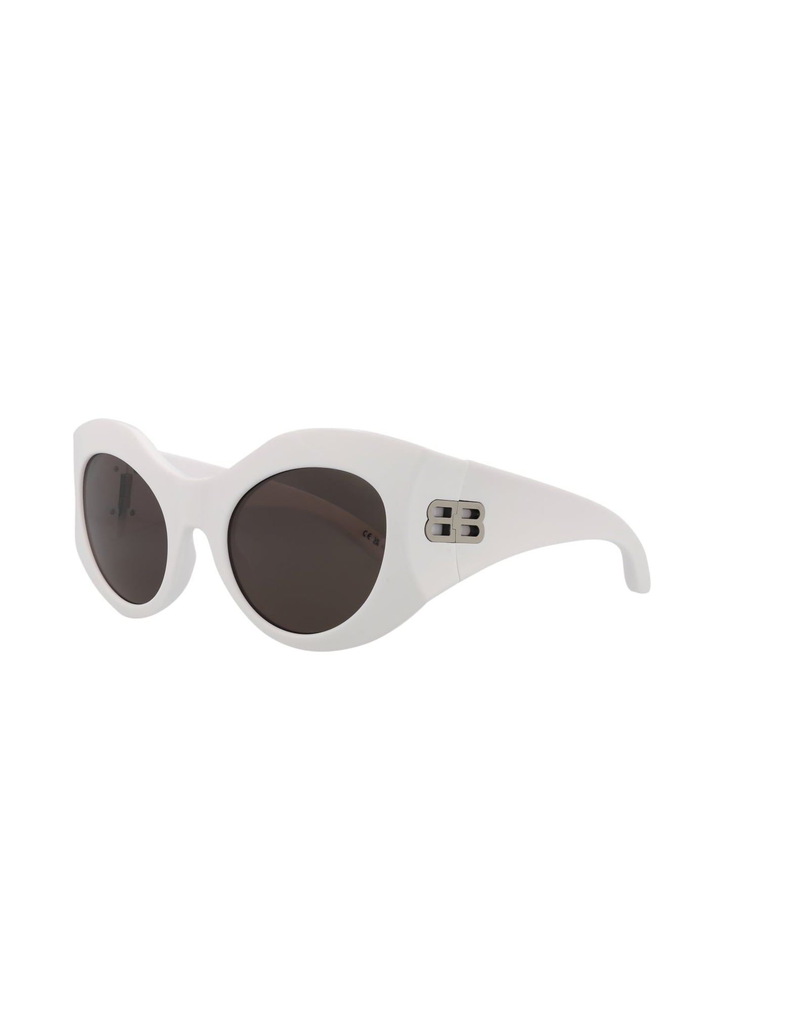 Balenciaga Cat Eye Bio Injection Sunglasses | White