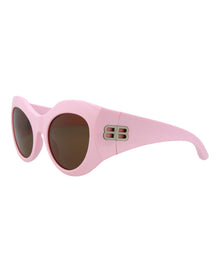 Balenciaga Cat Eye Bio Injection Sunglasses | Pink