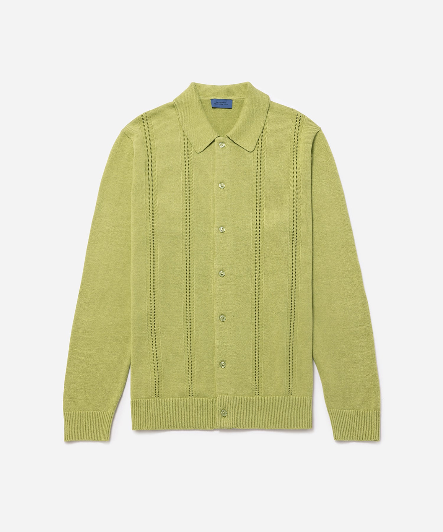 Mens | Jahmad Long Sleeve Polo | Fern