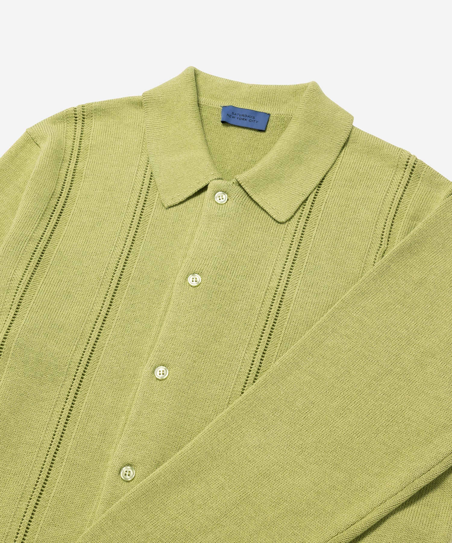 Mens | Jahmad Long Sleeve Polo | Fern