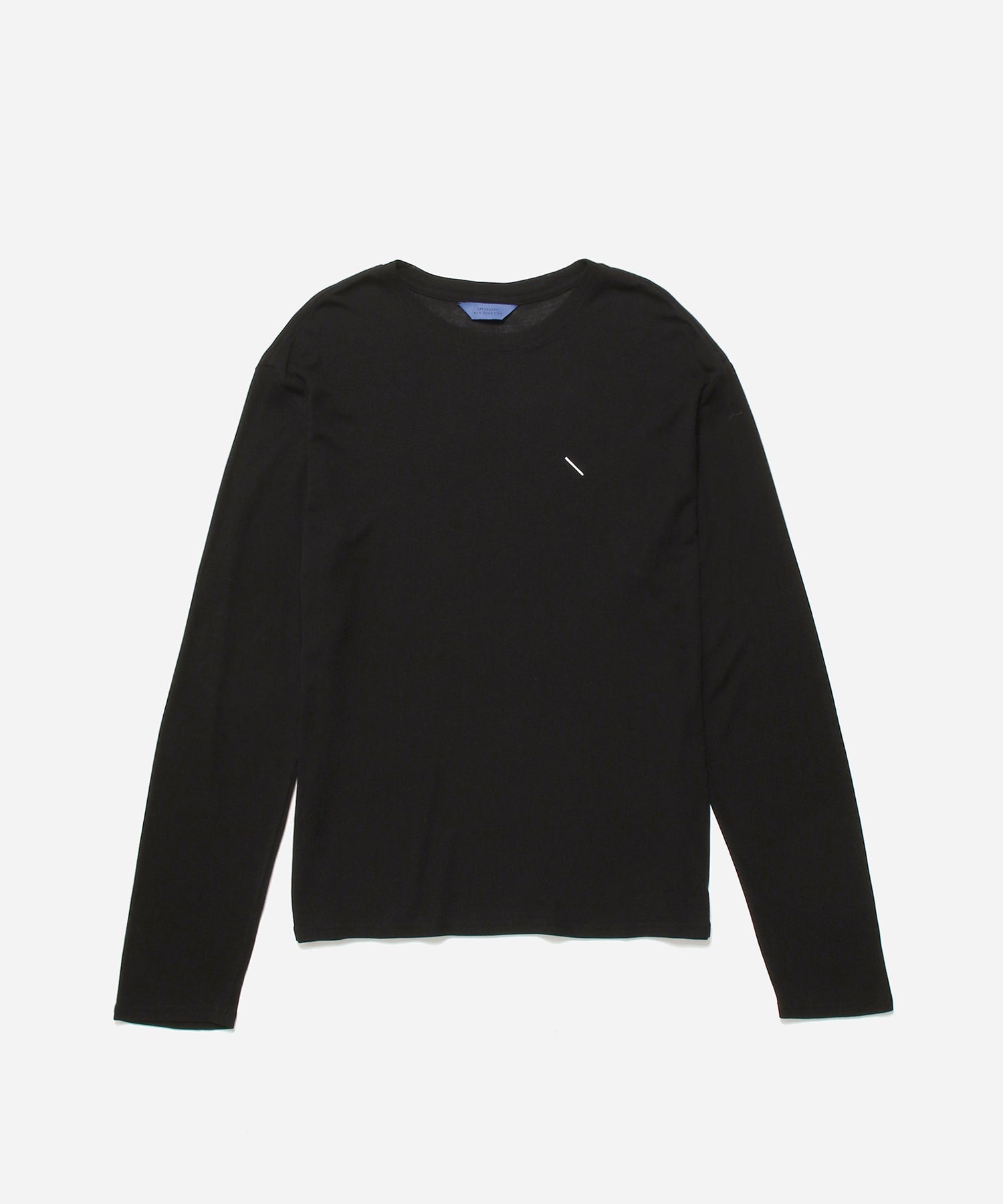Mens | Merino Jersey Standard LS Tee | Black