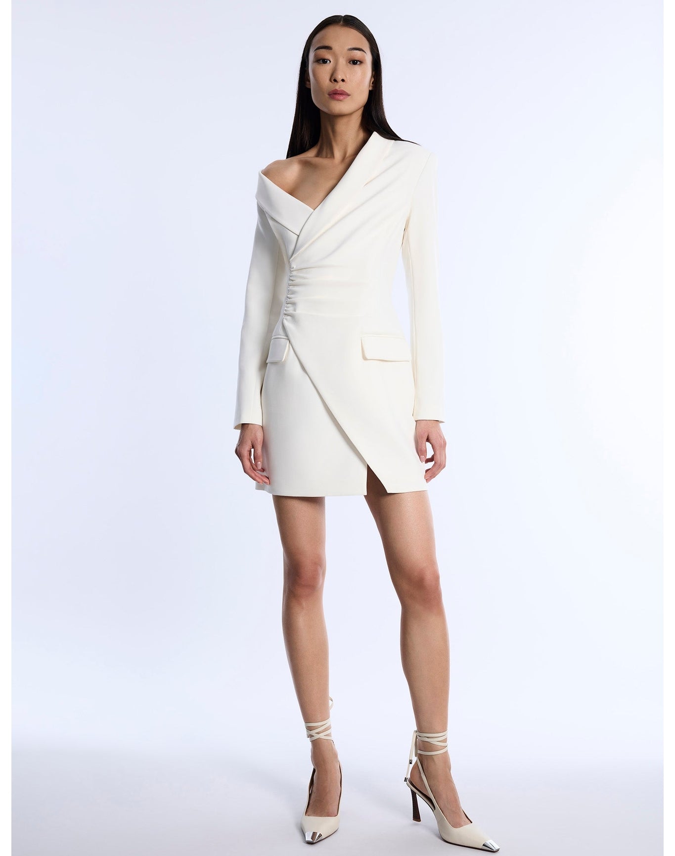 BCBG MAXAZRIA | Asymmetrical Off Shoulder Dress | Jasmine