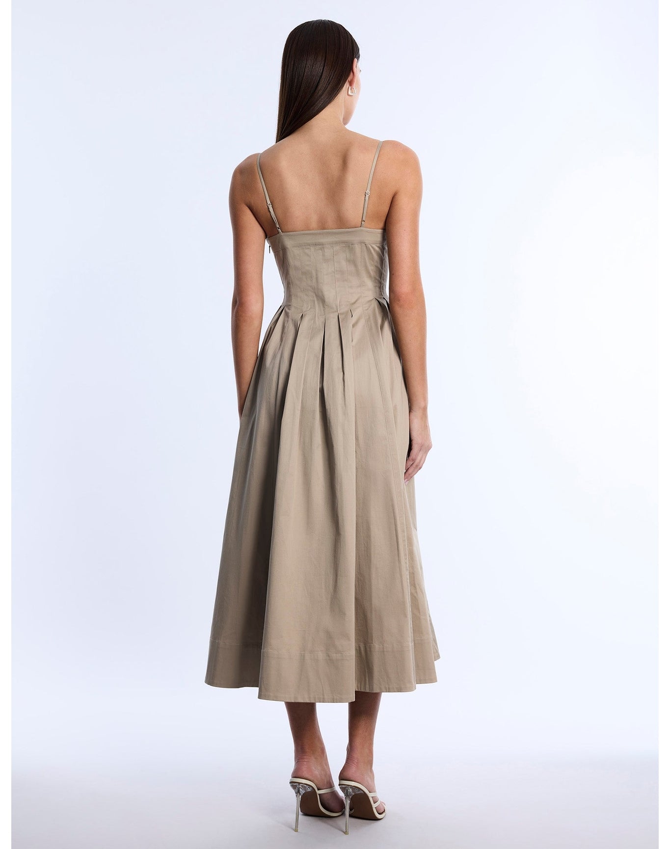 BCBG MAXAZRIA | Fit And Flare Dress | Sandstone