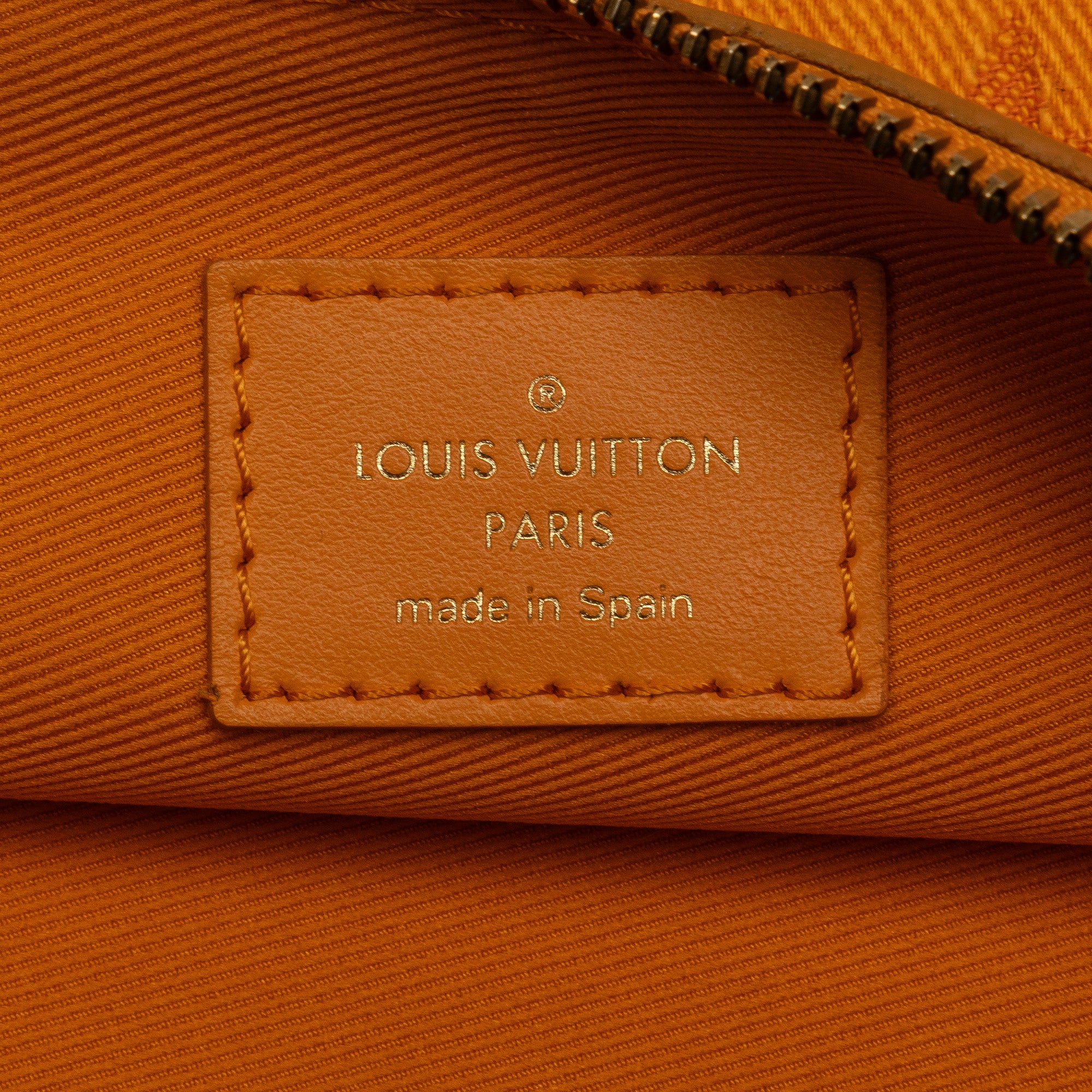 Louis Vuitton | Pre-Owned Monogram Antartica Double Flat Messenger | Gray/OrangeOrangeOrange