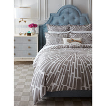 sunburst shams woodhouse queen bed - styled view 1