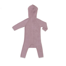 Cozychic Light Hooded Onesie | Teaberry/Pearl