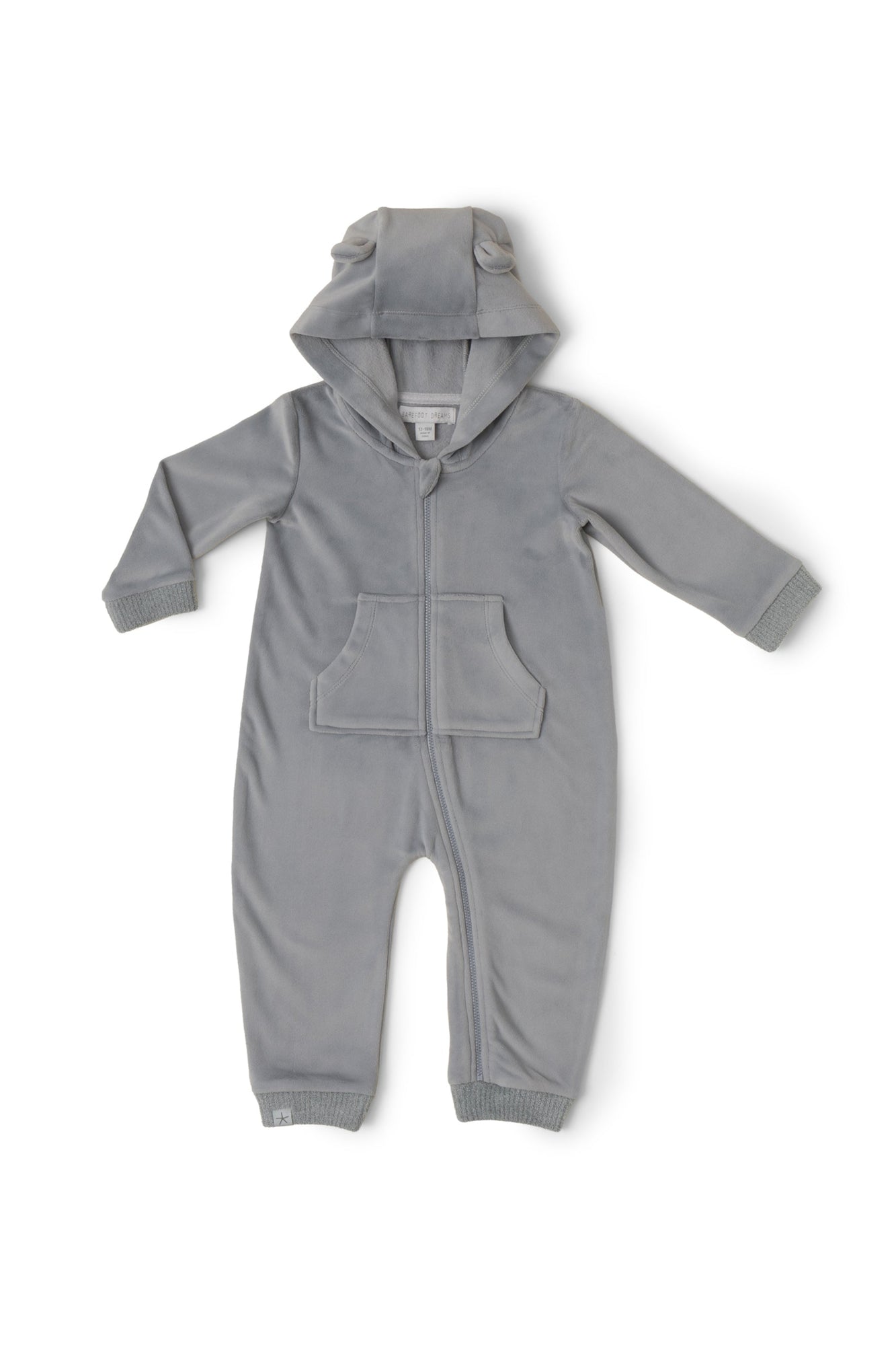 Kids | LuxeChic Bear Onesie | Moonbeam