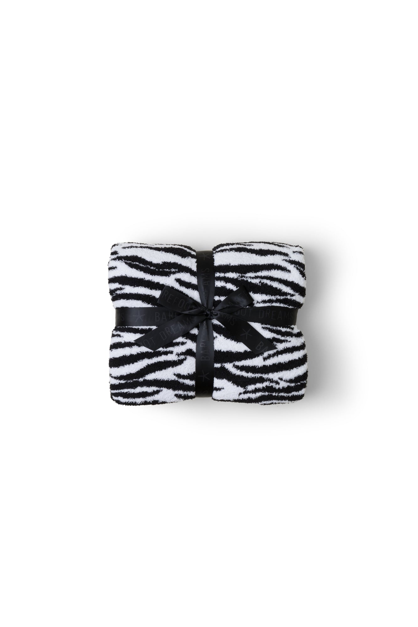 CozyChic Tiger Print Blanket | White/Black