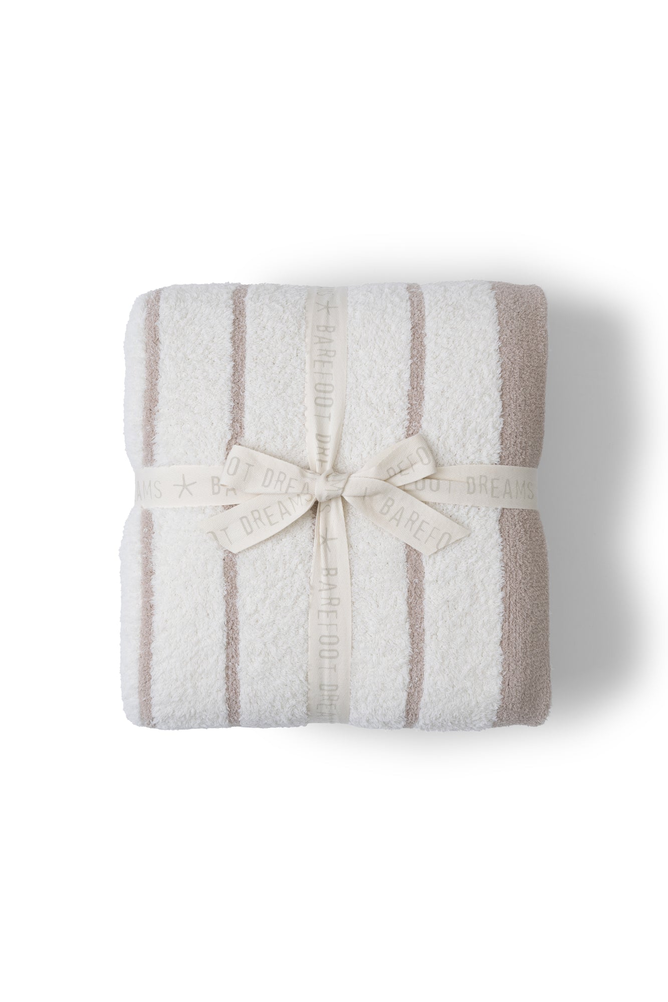 CozyChic Border Stripe Throw | Sahara/Cream