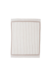 CozyChic Border Stripe Throw | Sahara/Cream