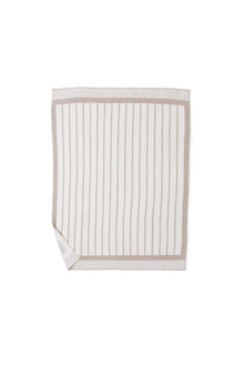 CozyChic Border Stripe Throw | Sahara/Cream