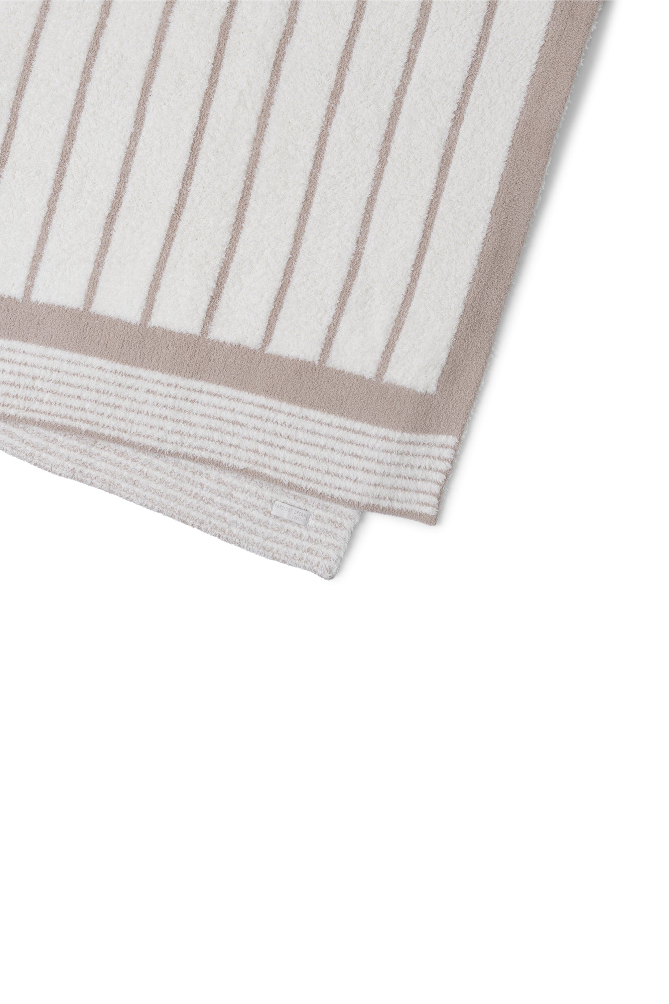 CozyChic Border Stripe Throw | Sahara/Cream
