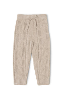 Kids | CozyChic Lite Toddler Cable Pant | Stone