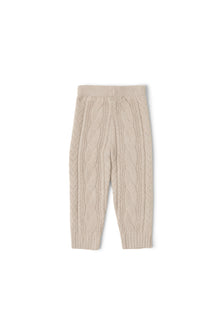 Kids | CozyChic Lite Toddler Cable Pant | Stone