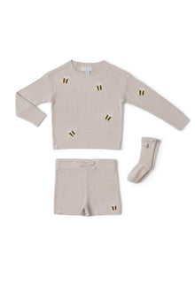 Kids | CozyChic Ultra Lite Bee Set | Stone