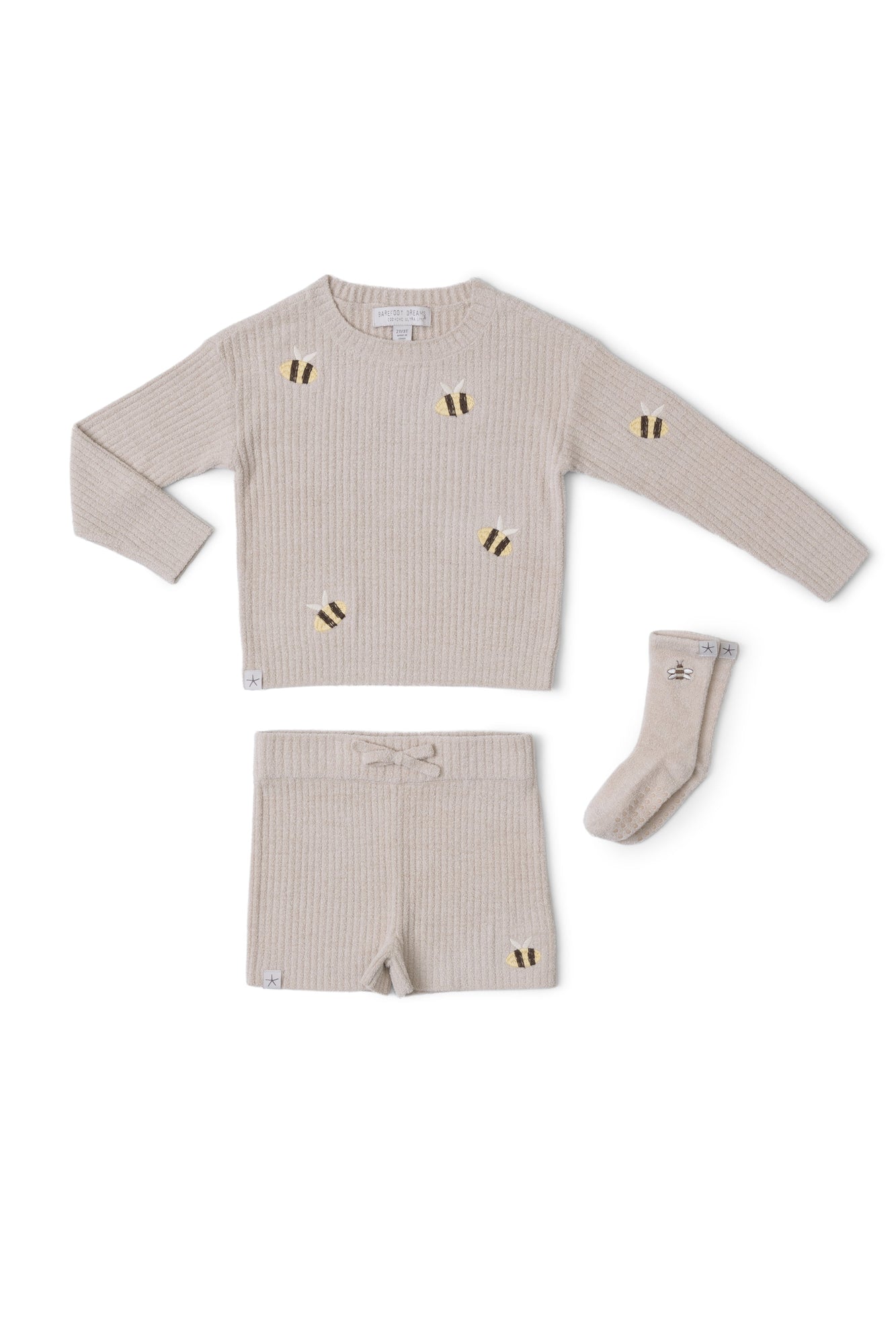 Kids | CozyChic Ultra Lite Bee Set | Stone