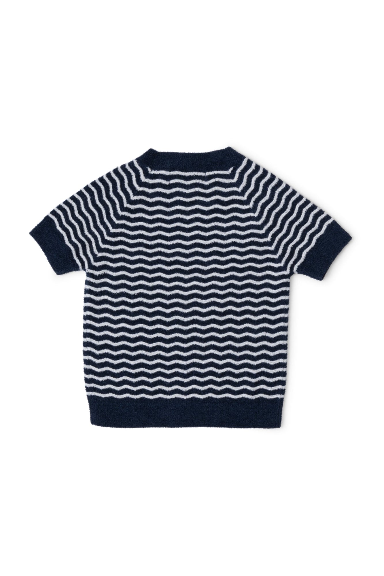 Toddlers | Cozychic Ultra Lite Wavy Raglan Tee | Marine/Pearl