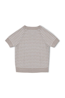 Toddlers | Cozychic Ultra Lite Wavy Raglan Tee | Marine/Pearl