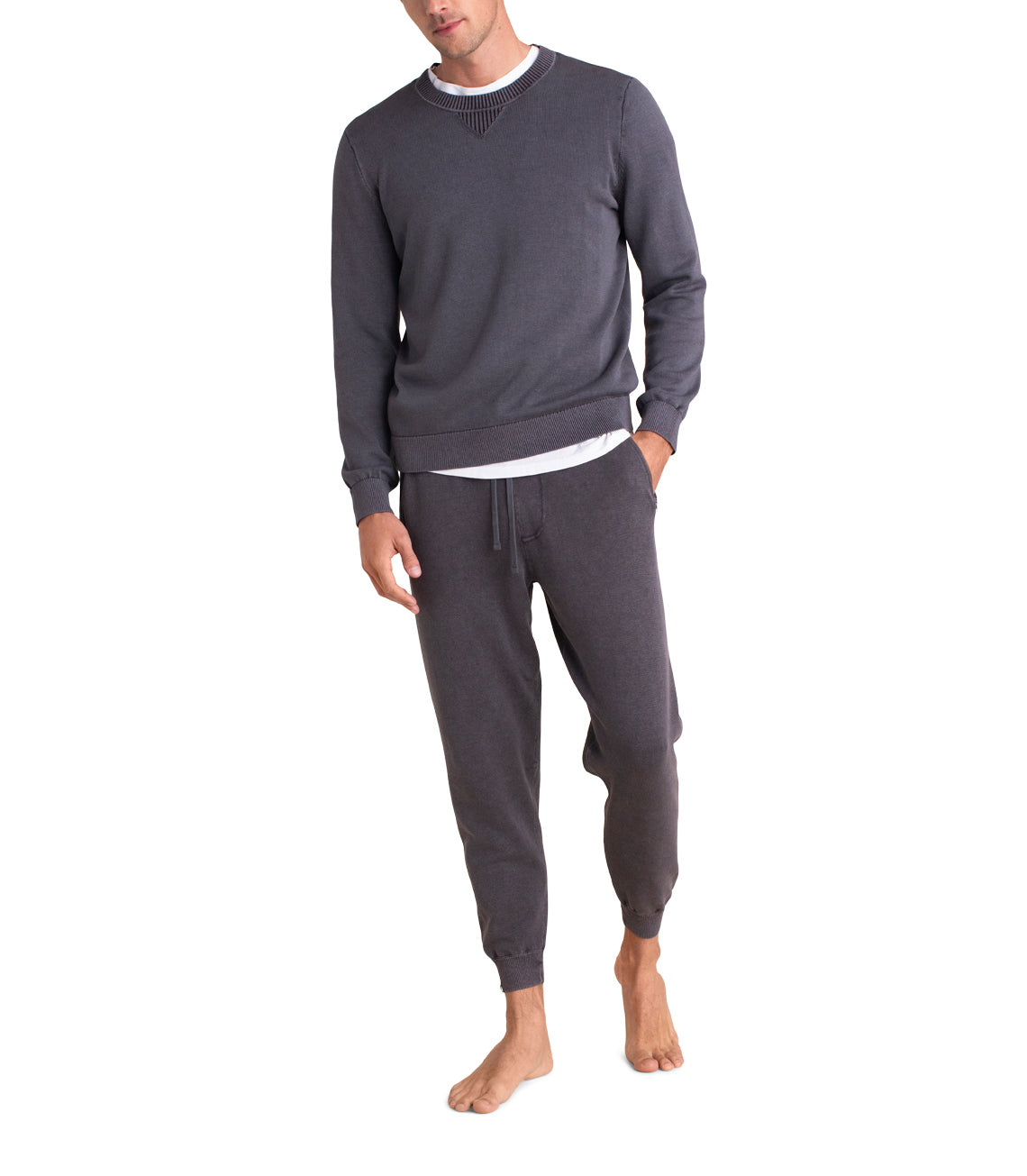 Men's Sunbleached Jogger Pants | Faded Black