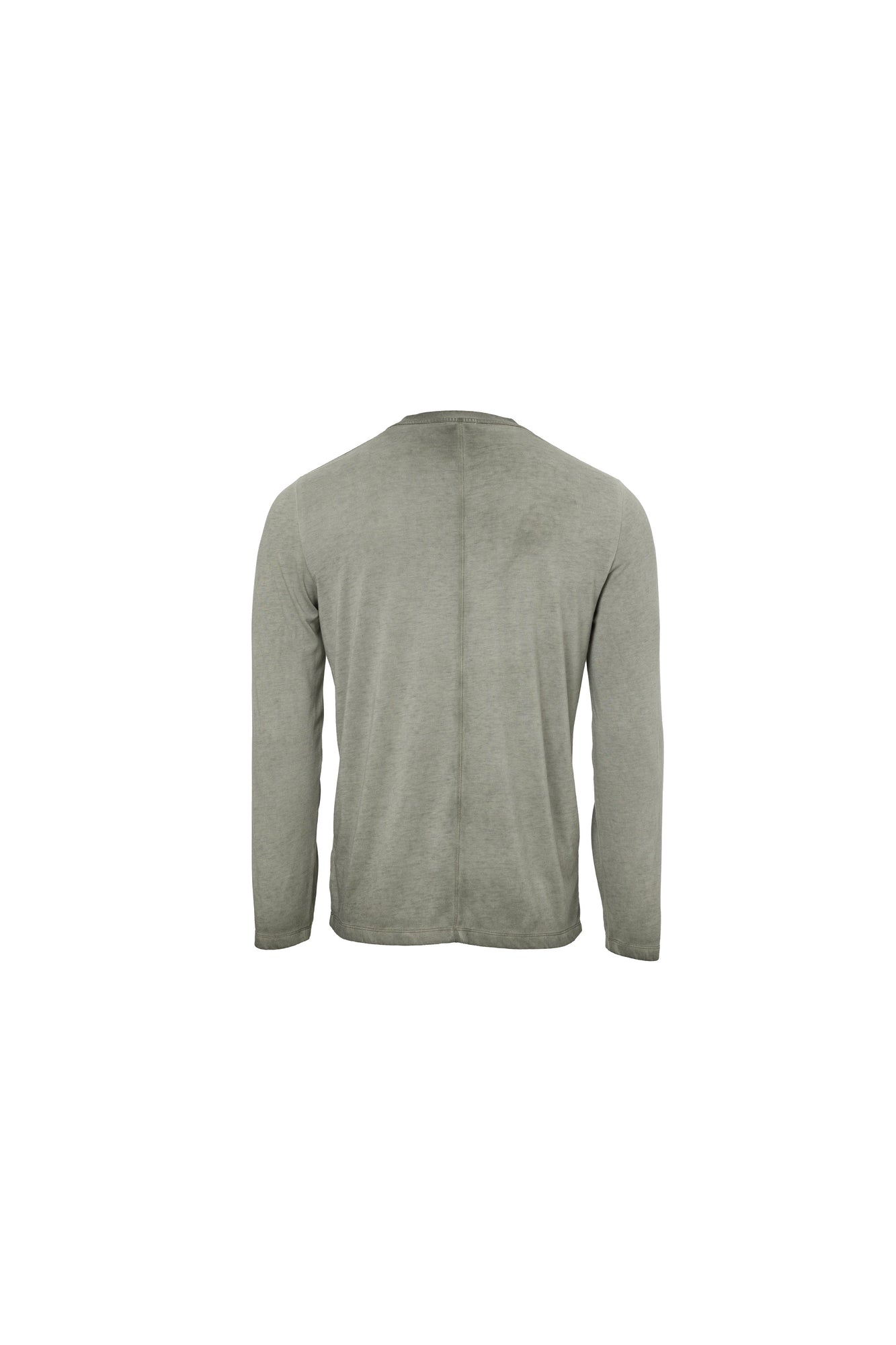 Mens | Malibu Collection Triblend Long Sleeve Pocket Tee | Mineral Olive Branch