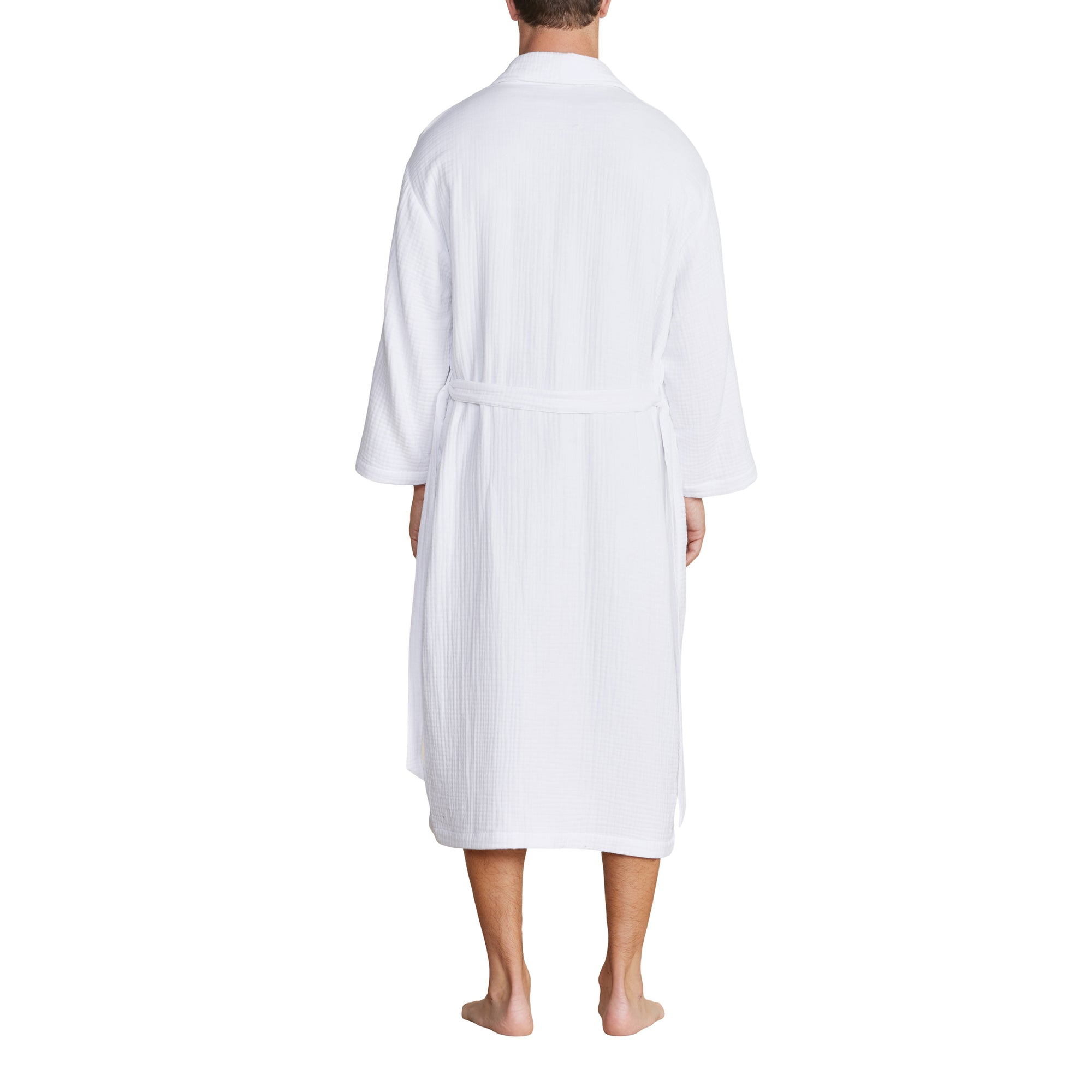 Malibu Collection Muslin Cotton Spa Robe | Sea Salt