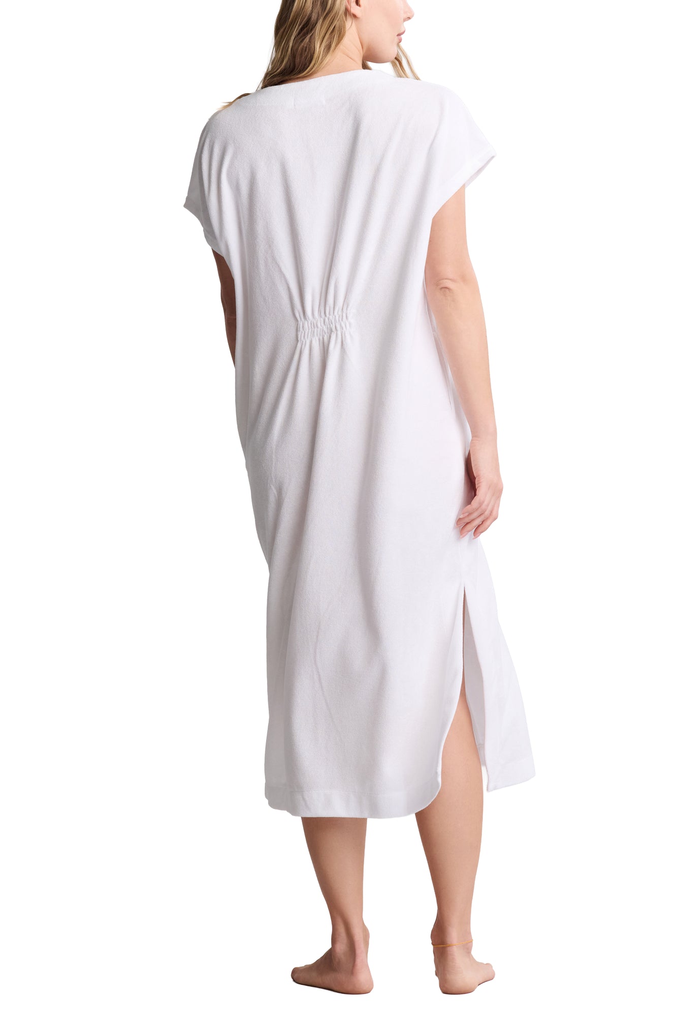 Womens | CozyTerry Caftan | Sea Salt
