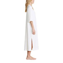 Cozyterry Placket Caftan | Pearl