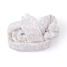 Barefoot In the Wild Eyemask, Scrunchie And Sock Set | Cream/Stone