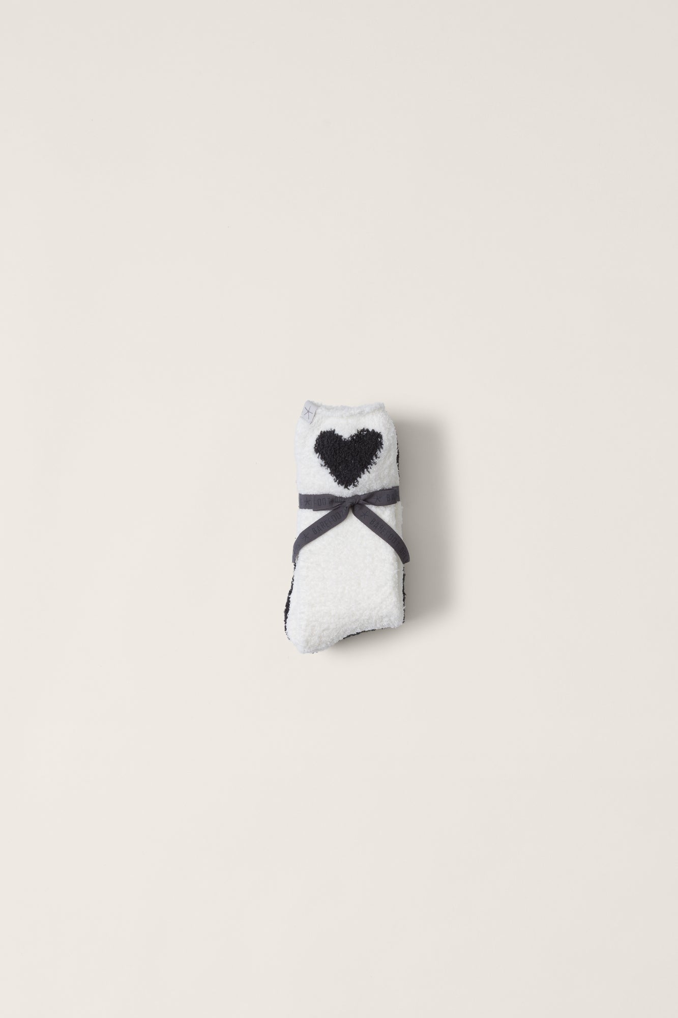 Womens | CozyChic Heart Print Sock Set | Carbon/Pearl