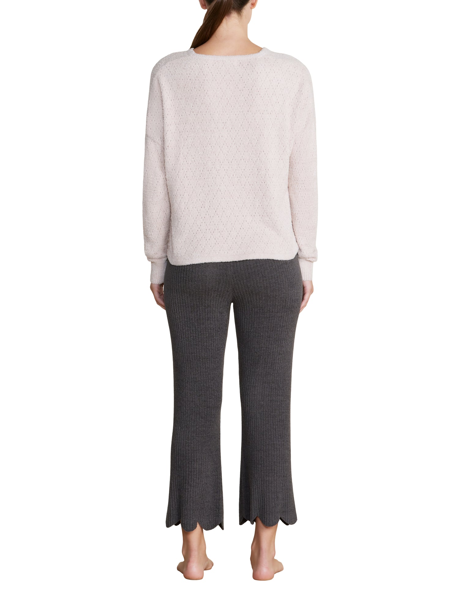 Womens | CozyChic Lite Diamond Pointelle Cardigan | Chai