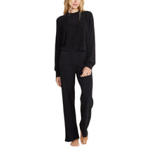 Cozychic Ultra Lite Rib Rolled Edge Pant | Black