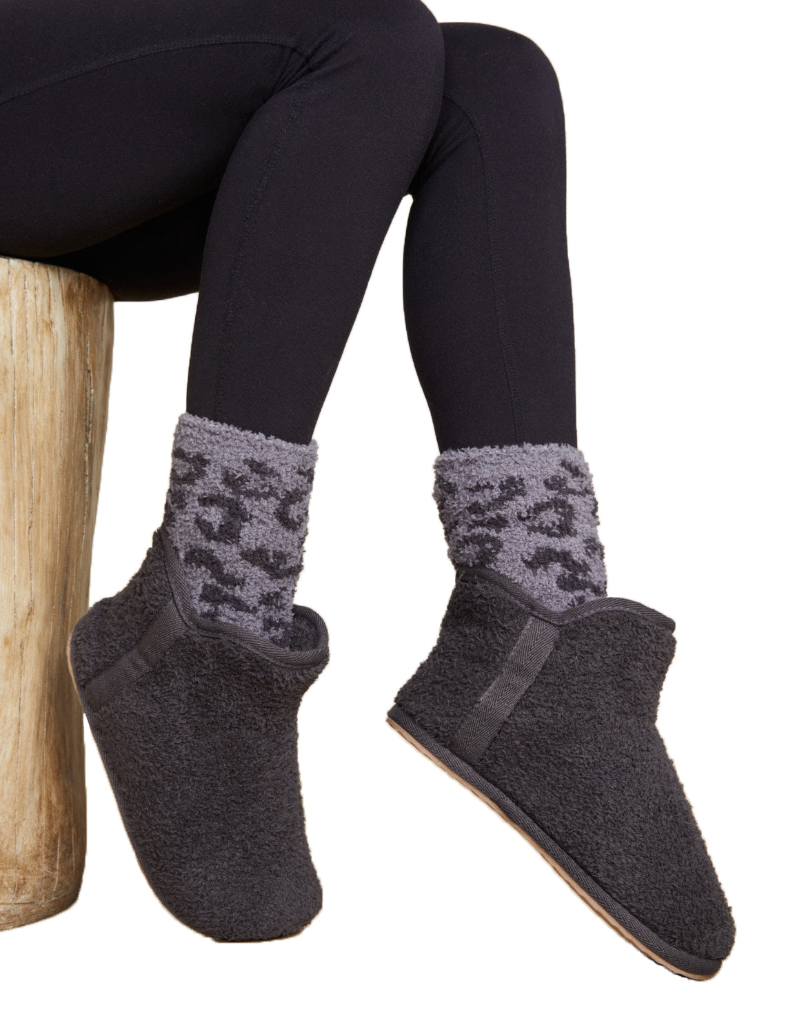 Kids | CozyChic Booties | Carbon