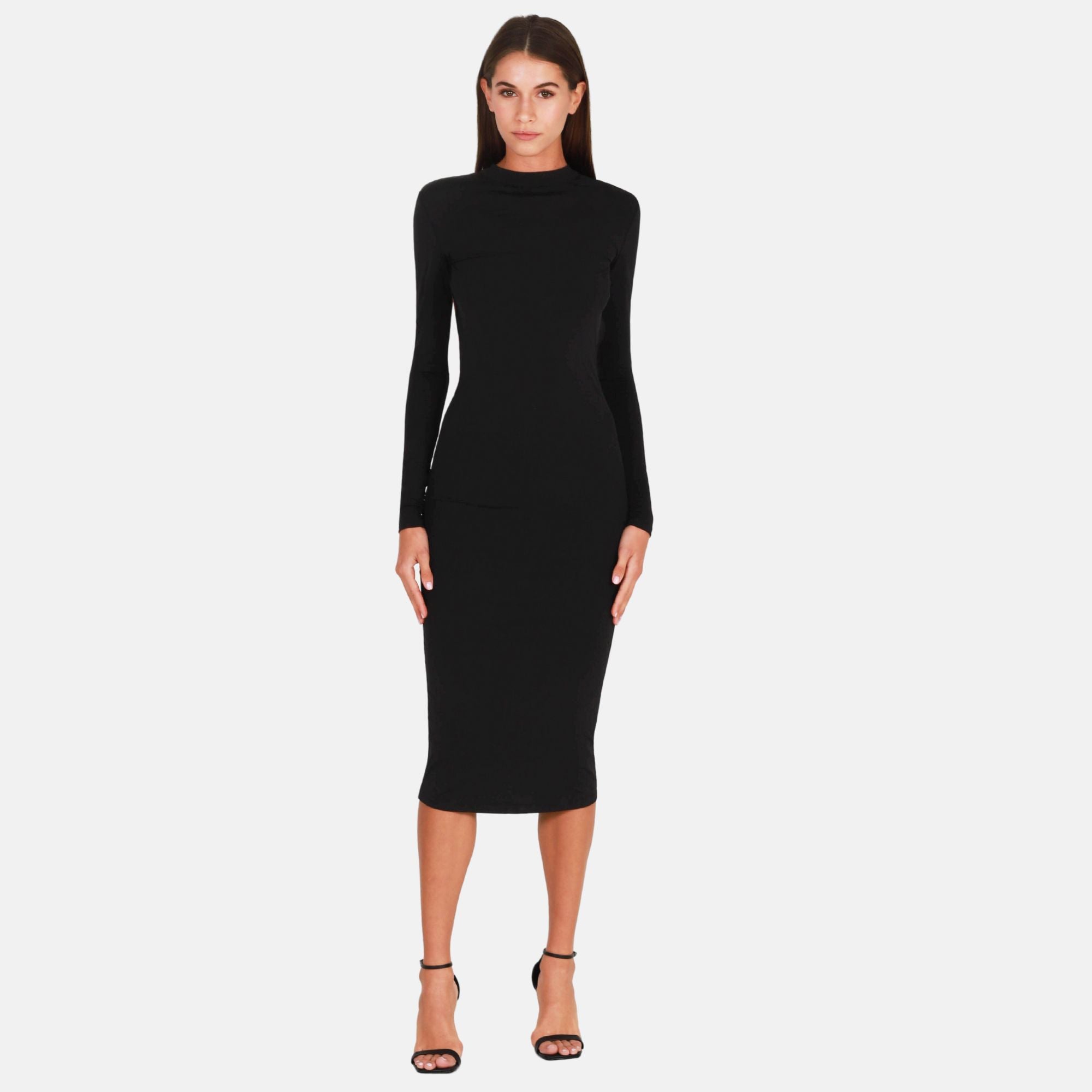 OW Collection BECCA Dress Account 002 - Black Caviar