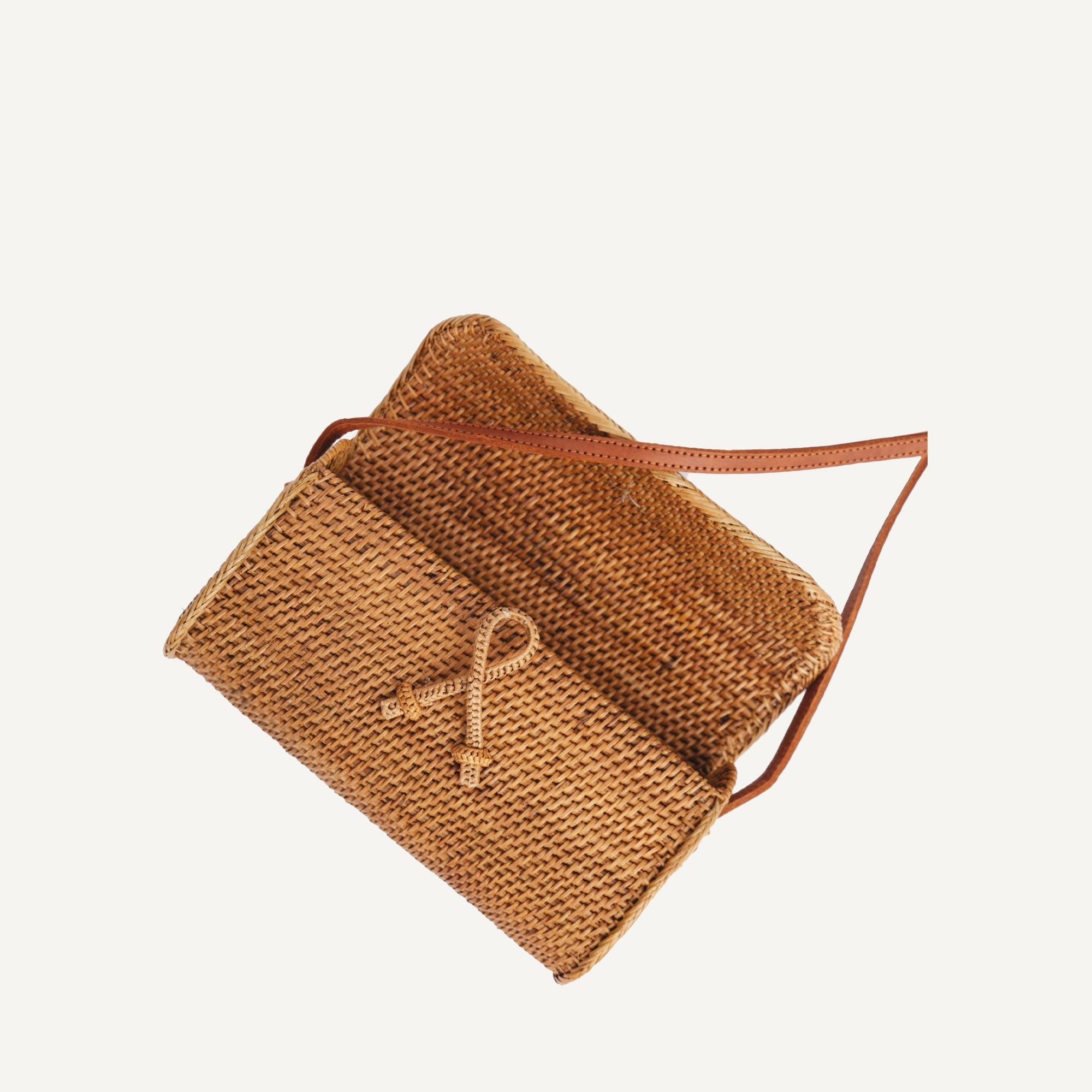 Bella Crossbody Bag | Woven Rattan