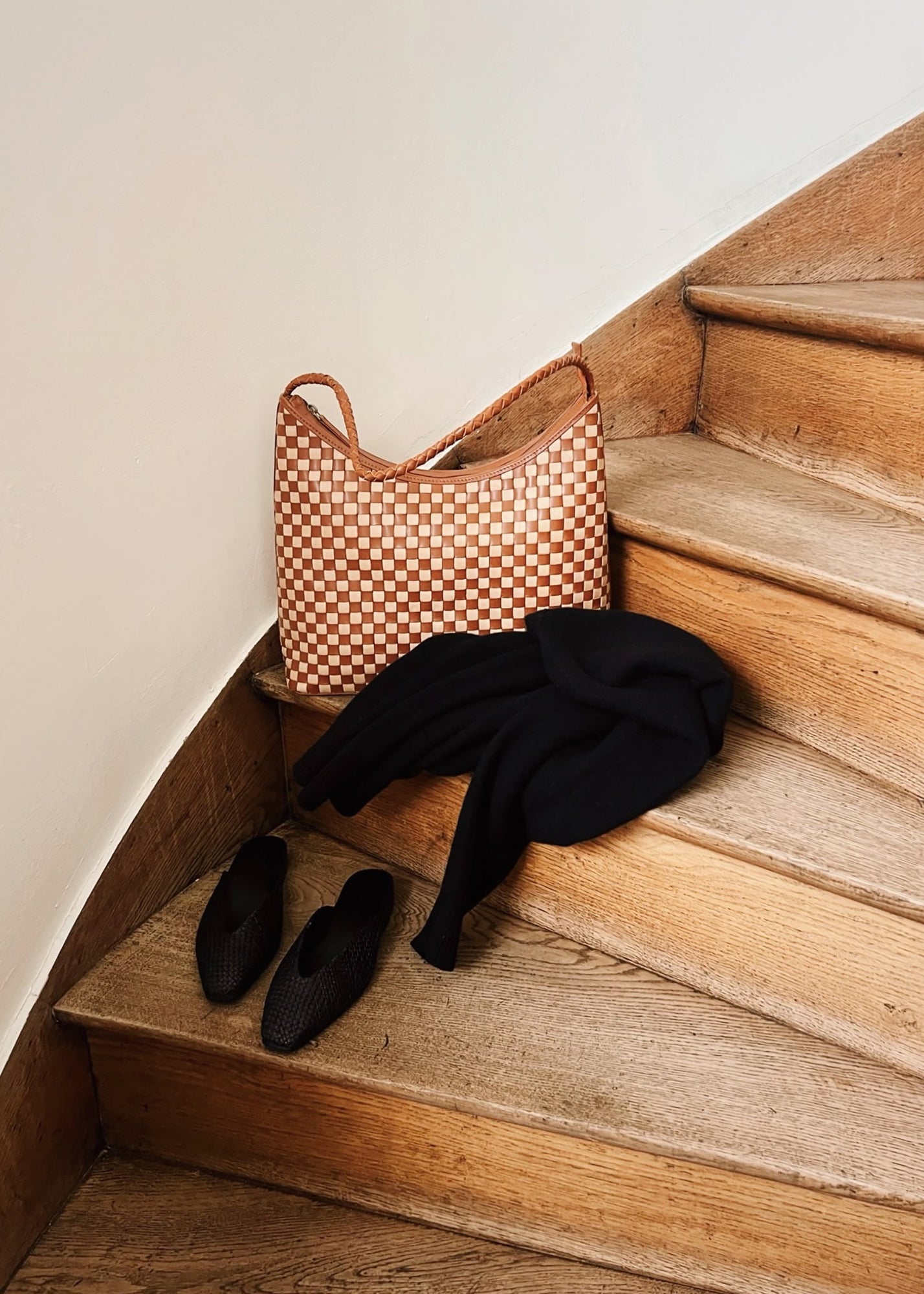 Marni Bag - Extra Large | Caramel x Sienna Check