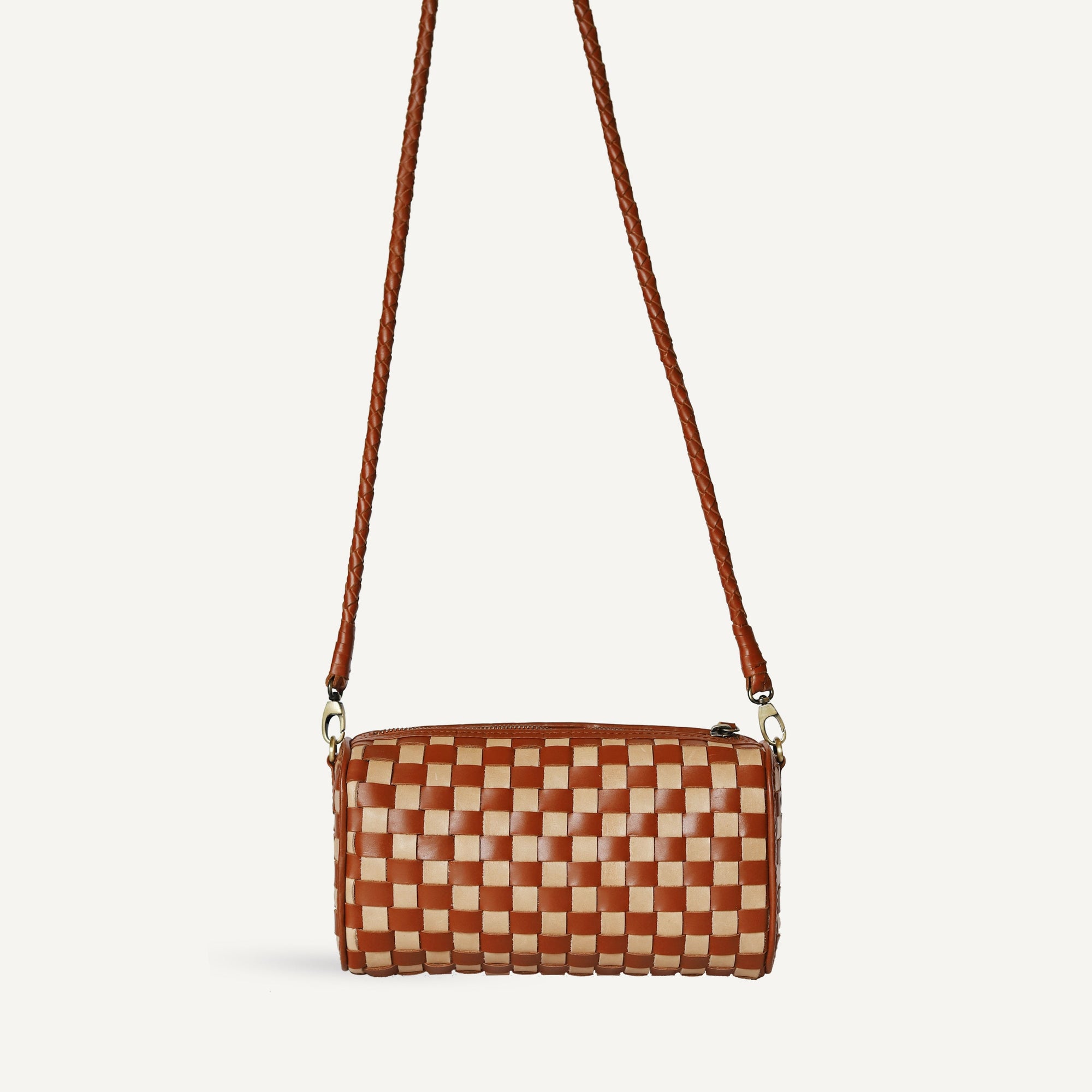 Gigi Crossbody Bag | Caramel x Sienna Check
