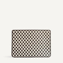 Lia Laptop Case - Check | Brown/Cream