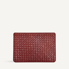 Lia Laptop Case - Carre Weave | Rouge