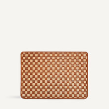 Lia Laptop Case - Check | Caramel/Sienna