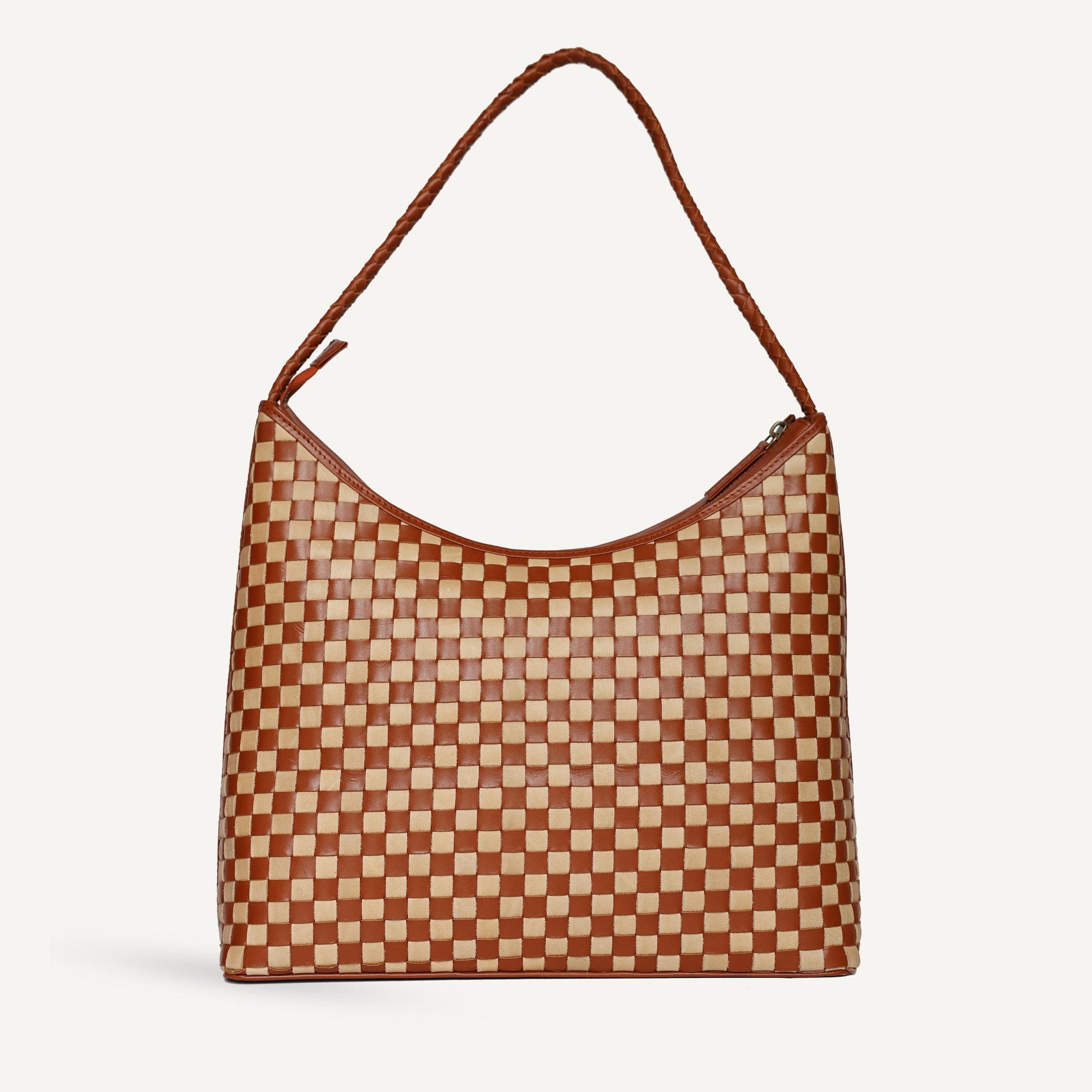 Marni Bag - Extra Large | Caramel x Sienna Check