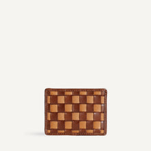 Nico Card Case - Check | Copper/Sienna