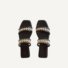 Paloma Slide - Rattan | Black