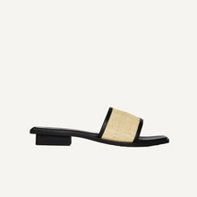 Ona Slide - Raffia | Black